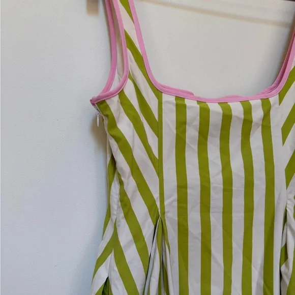 NWOT Maeve Sleeveless Notched Square-Neck Midi Dress Size XS - Picture 12 of 16